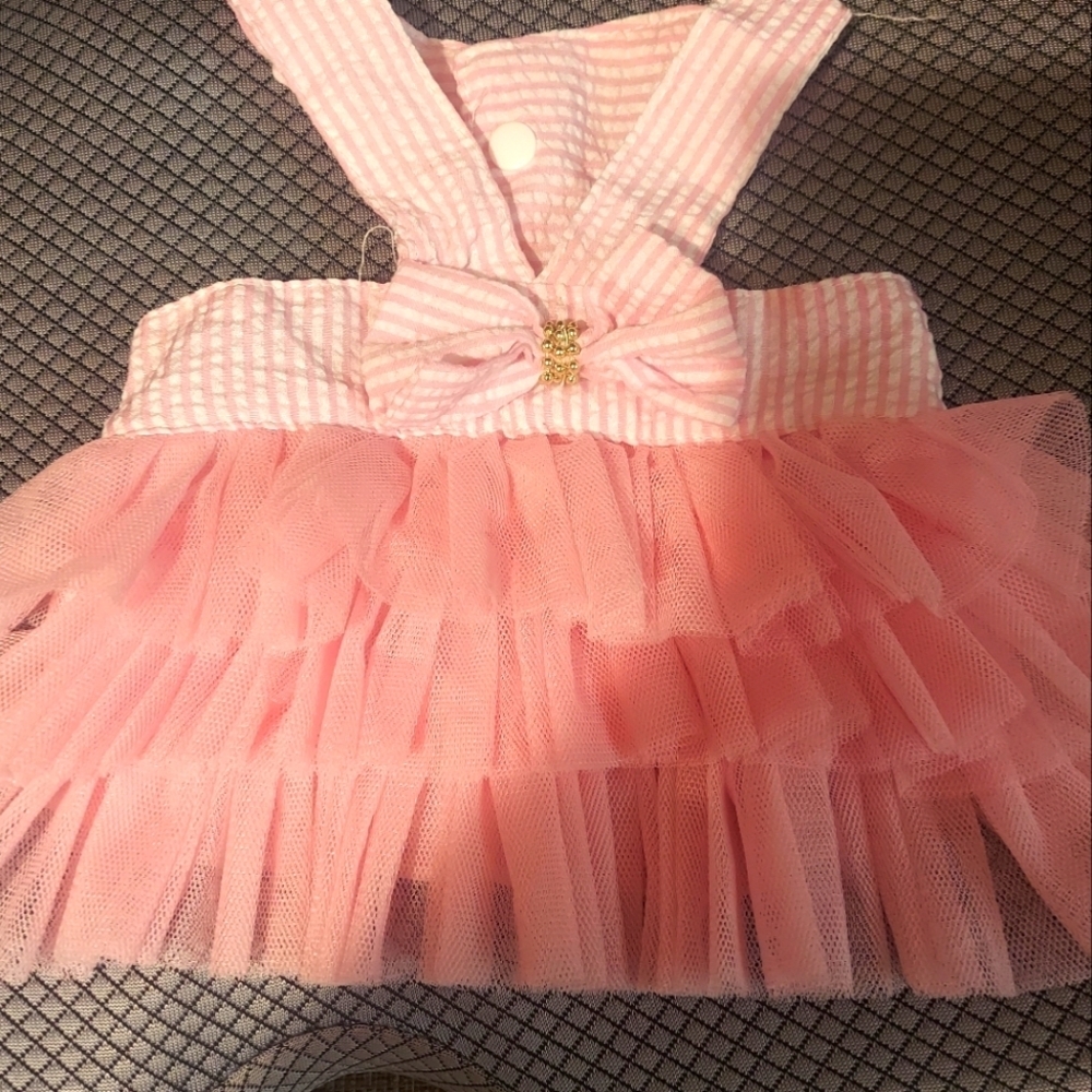 Dog Frilly Dress Size Small
